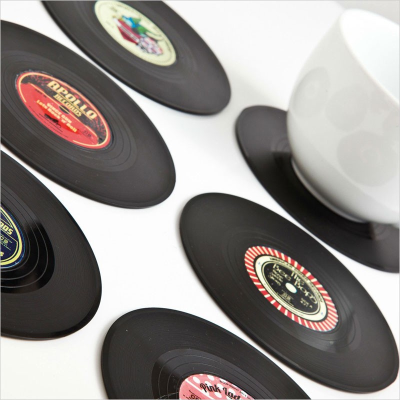 レコードコースター キッチン雑貨