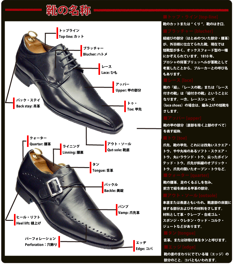 靴の名称:b7a4a4cecc:貿易通販 ...
