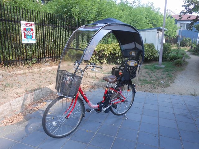 屋根付き自転車 雨に濡れない!