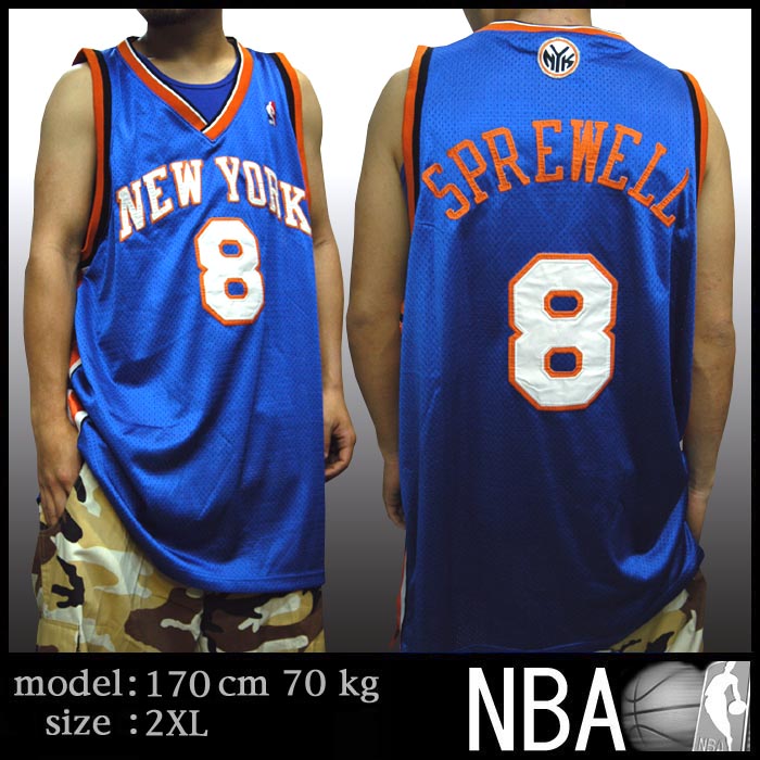 50%OFFNBA レプリカジャージ ニューヨーク ニックス 8 ラトレル スプリーウェル ブラック Majestic マジェスティック レプリカ ユニフォーム New York Knick