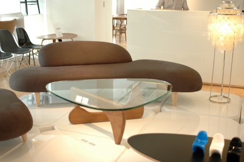 �����ࡦ�Υ����������ҡ��ơ��֥�(�֥饦��)/Noguchi Table���̲� ����� �ߥåɥ������꡼ �ʥ����� ��