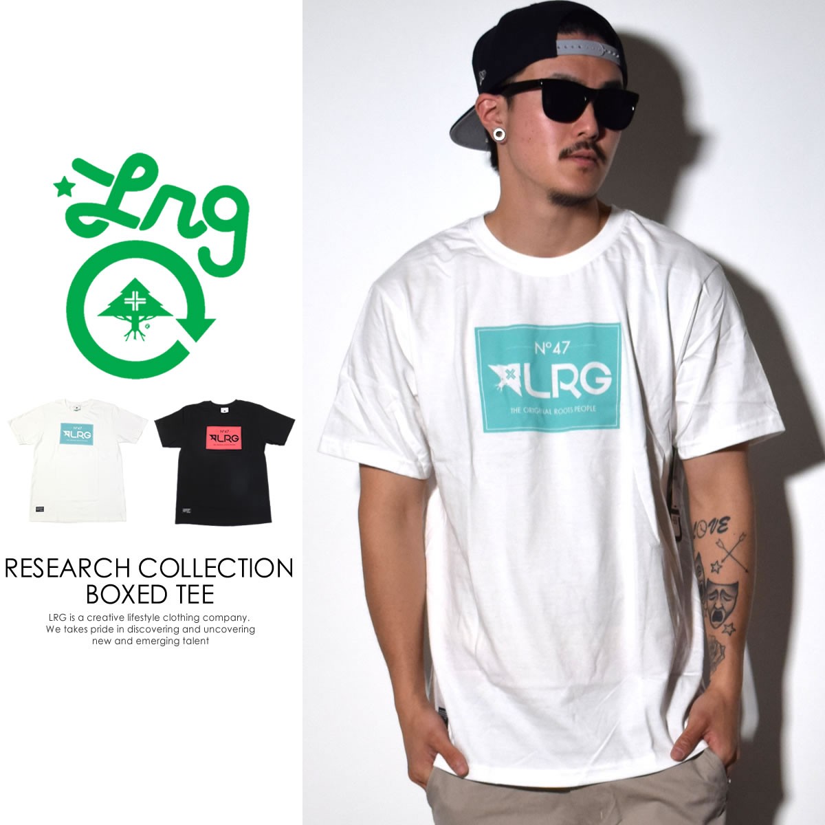 LRG RESEARCH COLLECTION BOXED TEE J161039