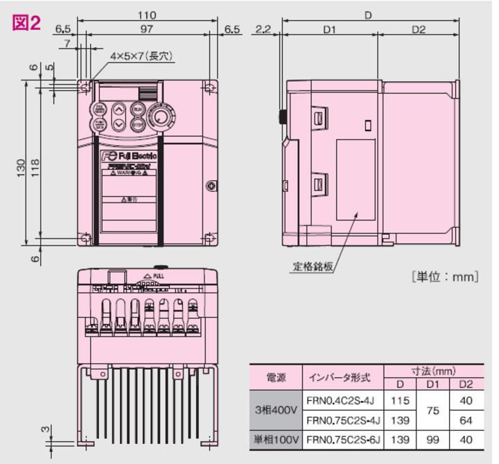 富士電機 インバータ FRN0.75C2S-6J pediatriacrescer.com.br