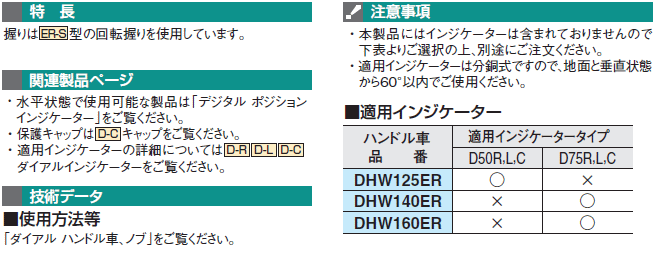 イマオコーポレーション DHW125ER ディスク型 ダイアルハンドル車 DHW