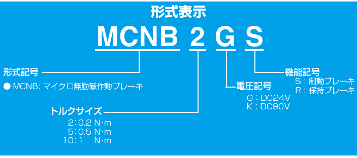 小倉クラッチ MCNB 2GR DC24V マイクロ無励磁作動ブレーキ (保持