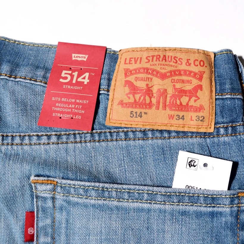 LEVI'S リーバイス 514 デニムパンツ スリムストレート ジップフライ