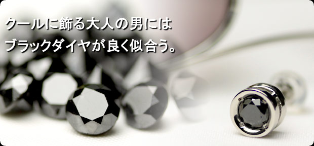 ダイヤ ピアス ブラックダイヤモンド K18 メンズピアス 0.25カラットアップ 片耳用 :pe122-blackdia:ジ