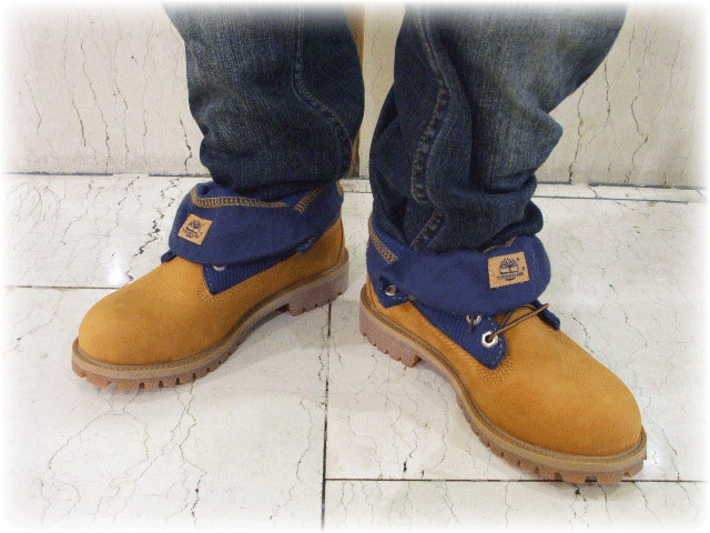 ティンバーランド ブーツ Timberland イエローブーツ 29956 ロール ブーツ (靴） レディース (女性) にどうぞ