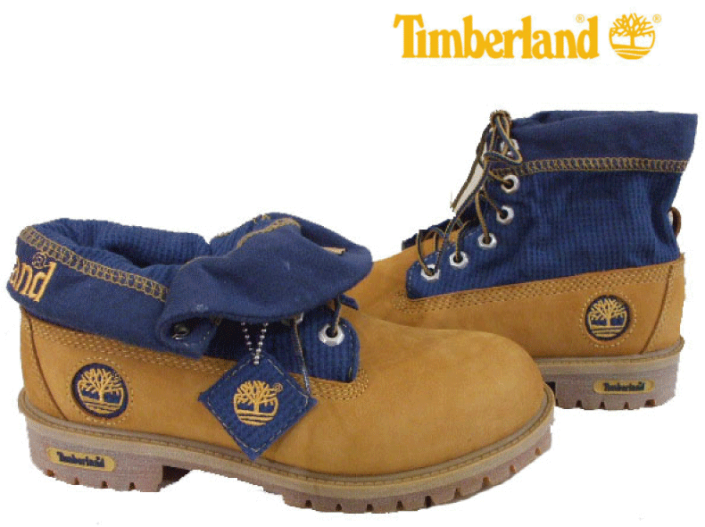 ティンバーランド ブーツ Timberland イエローブーツ 29956 ロール ブーツ (靴） レディース (女性) にどうぞ