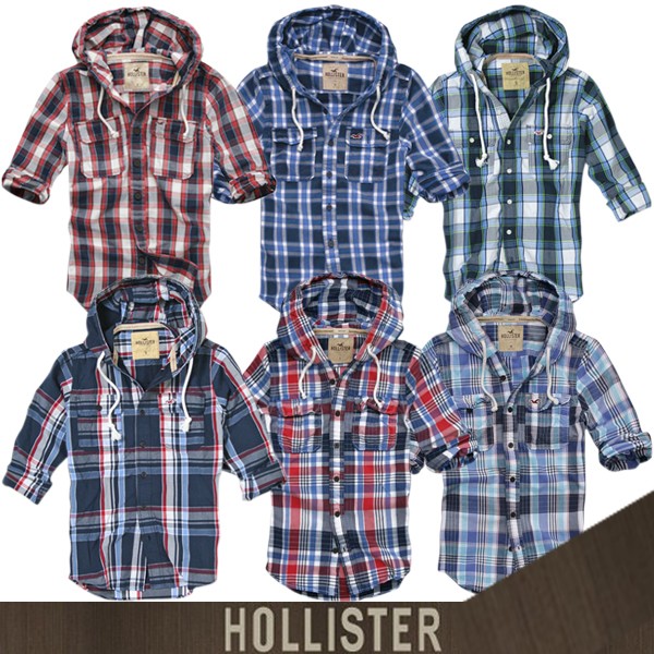 Hollister ホリスターメンズ 長袖 チェックシャツ