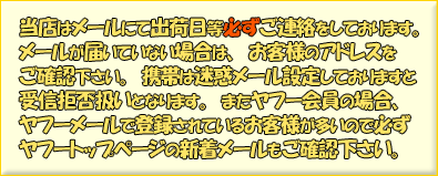 メールが届かないというお客様はご一読!