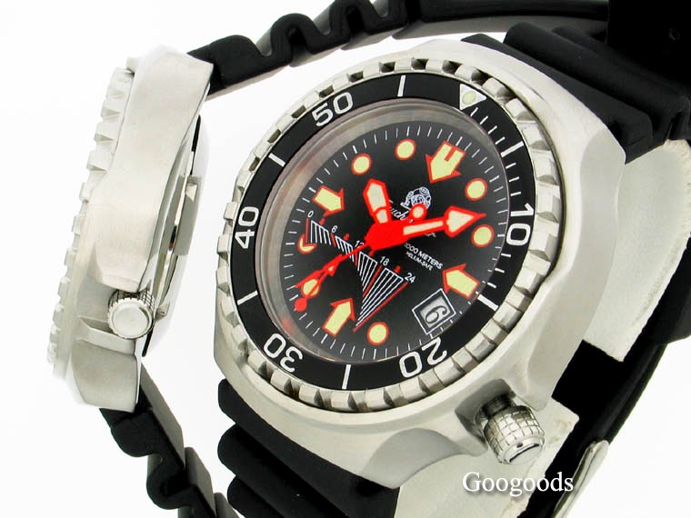 トーチマイスター⭐️500M防水自動巻GMT T00 腕時計 グリーン系 時計 
