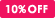 10��OFF