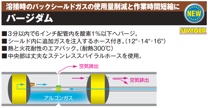 ASADA|アサダ パージダム150mm (6 ) SA006 :A13-3883:DIY FACTORY