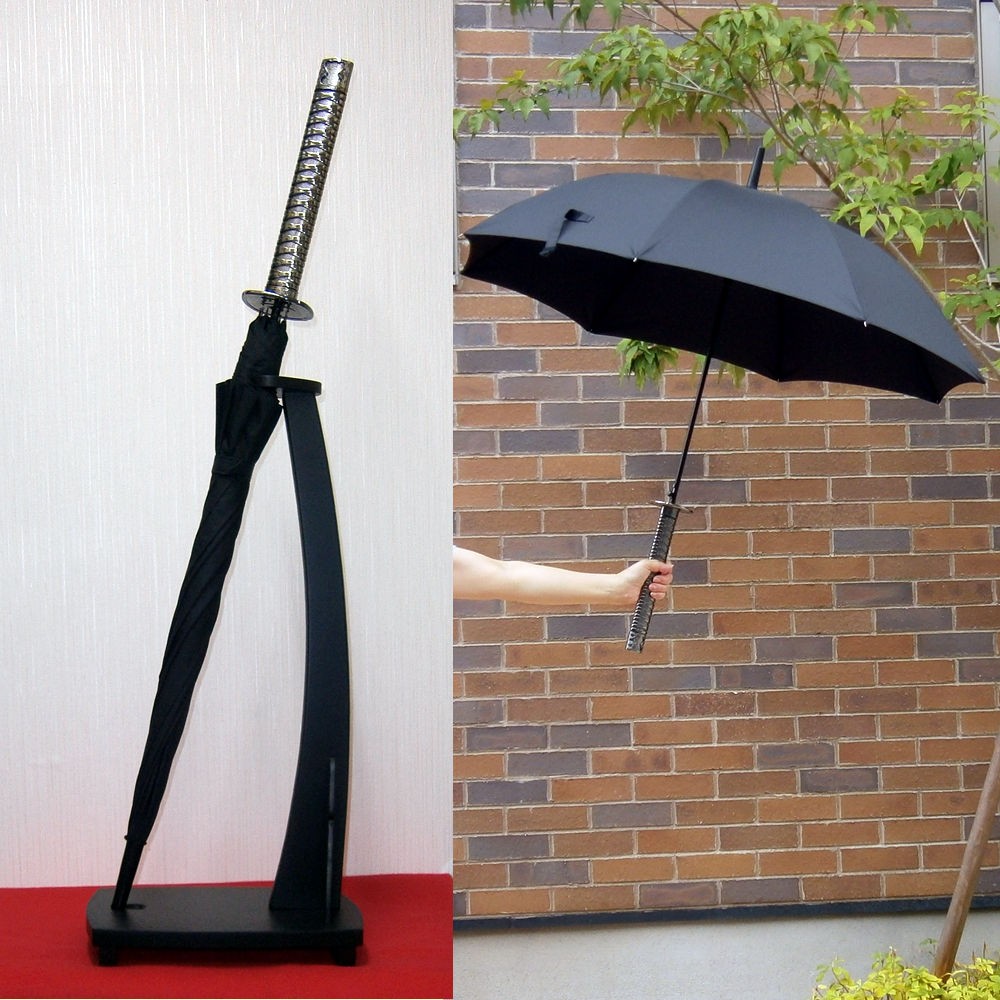 日本刀の形をした傘