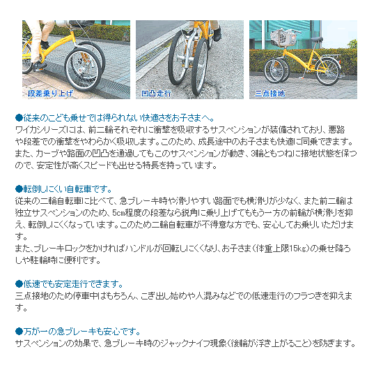 ... 子供乗せタイプ(3段変速付