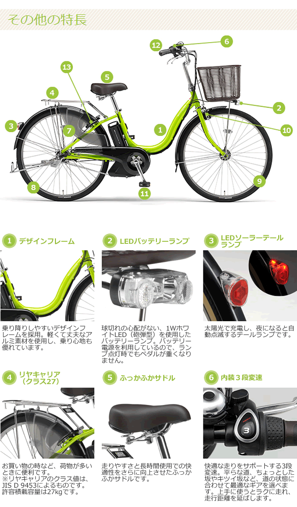 2015ヤマハ 電動アシスト自転車 ...