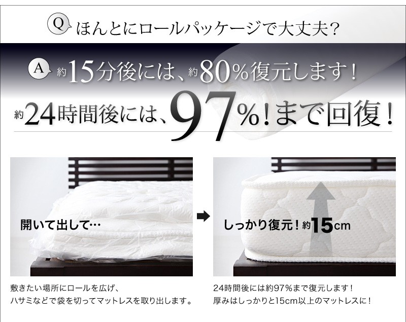 サイズ ボンネルコイル ニトリ ...