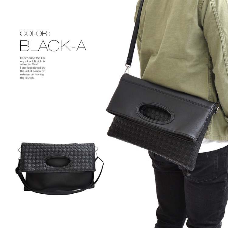 メンズ クラッチバッグ イントレチャー カモフラ カモフラージュ 迷彩 黒 ブラック 上品 カジュアル クラシック クール レザー 持ち運びも楽々 おしゃれ イントレ素材 機能性 A4 高級感  