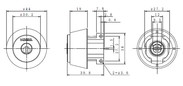 KABA,カバ Kaba ace 3237 交換用シリンダー | 鍵・錠前の交換・取り付け方法の検索は「ロックサーチ.com」