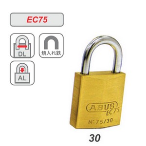 ABUS,アバス 南京錠 EC75 門扉 ・ チェーン・ バッグ 等 | 鍵・錠前の