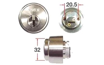 KAKEN（家研販売） ベルウェーブキー KX3N-LX 交換用シリンダー | 鍵