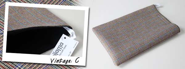 ファブリックタイプ:C レッドとブルーの糸がアクセントになっている千鳥格子柄。