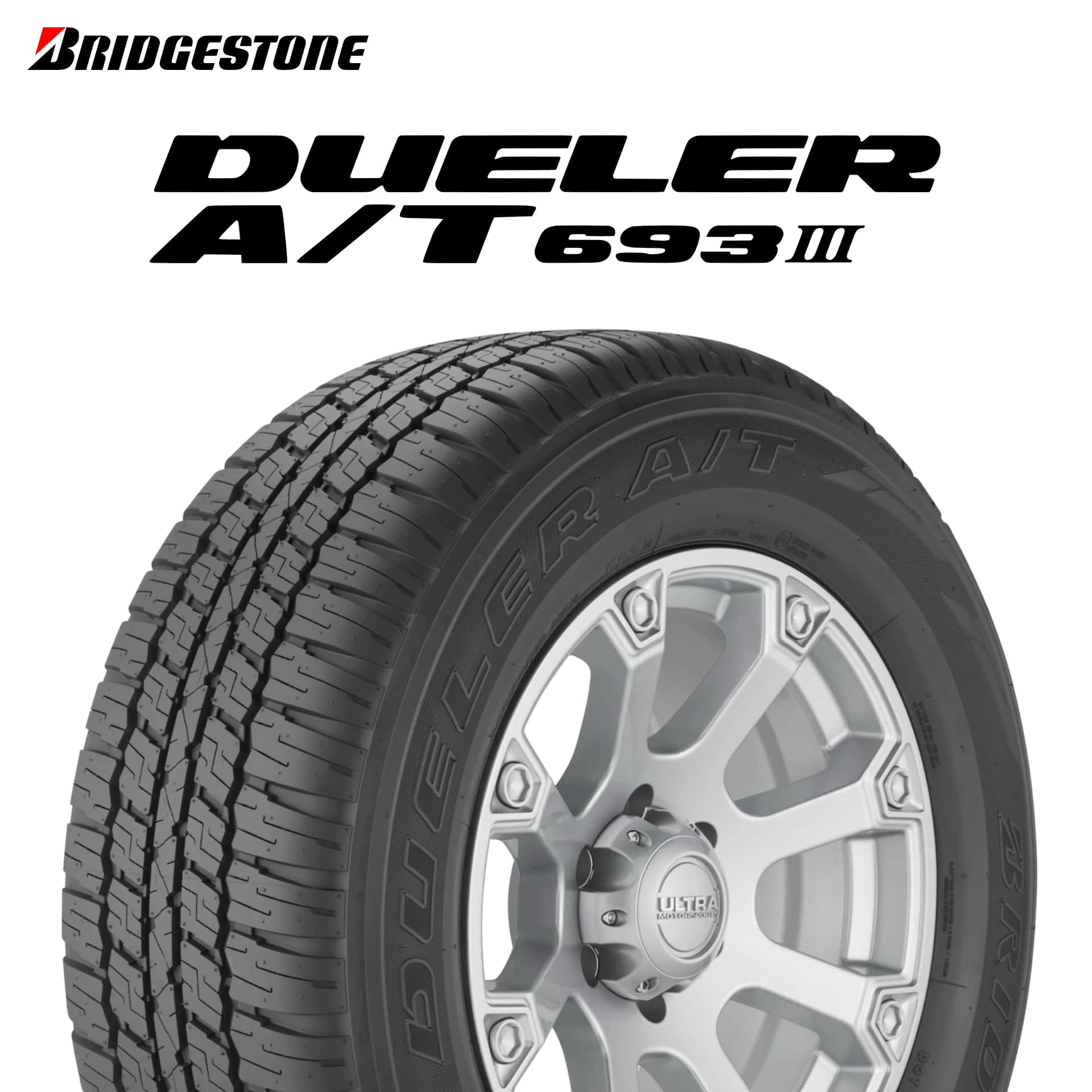 24年製 265 65R17 112S ブリヂストン DUELER A T 693 III デューラーAT693 3 単品