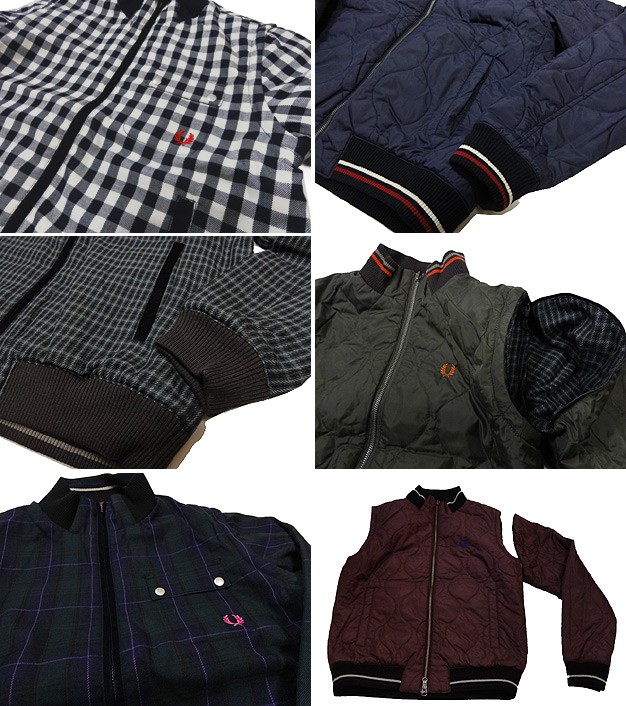 フレッドペリー リバーシブル ジャケット 袖取り外し ベストFRED PERRY F2276 4WAY アウター