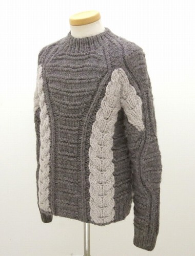 BELSTAFF/ベルスタッフ/アンゴラウール/Goodleigh Sweater/モカ×ベージュ/bel301806