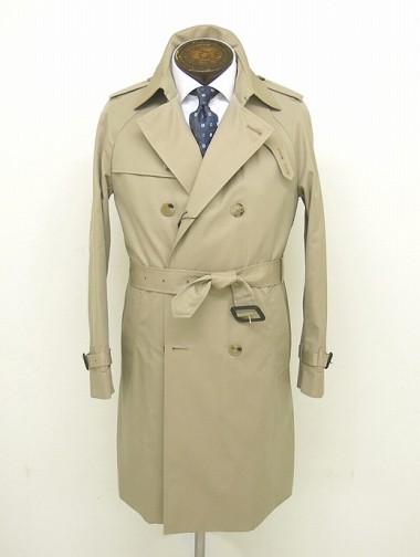 MACKINTOSH made in Scotland/マッキントッシュ/トレンチコート/取外可能ライナー付/ベージュ/mct301402