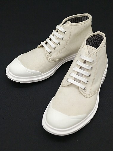 PEZZOL1951 ペッツォール1951 キャンバススニーカー CHUKKA MONSTER オフホワイト 2016SS春夏 pez320403