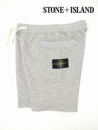 STONE ISLAND ストーンアイランド ジャージーショートパンツ ライトグレー 2016SS春夏 sti320401