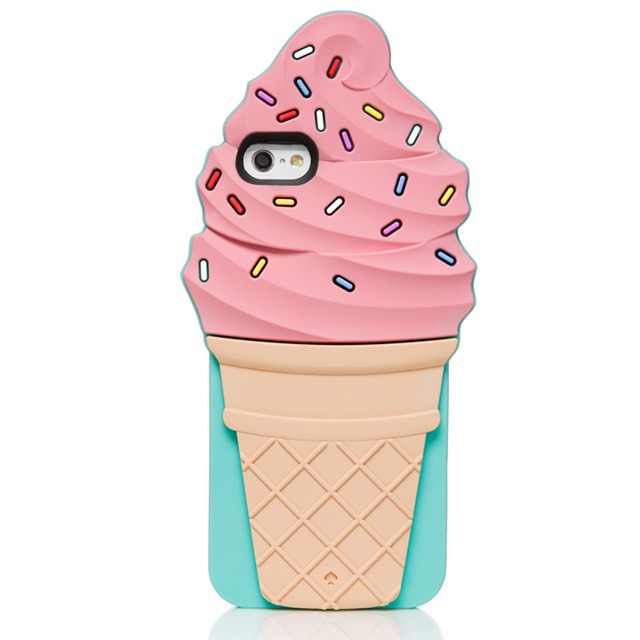 ケイト・スペード kate spade NEW YORK シリコン アイスクリームコーン アイフォン6 アイフォン6s ケース ICE CREAM CONE IPHONE 6 CASE コーン付きのアイスクリーム