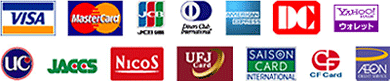 VISA��Master��JCB��Diners��AMEX��DC��UC��UFJNICOS��SAISON��CF��AEON