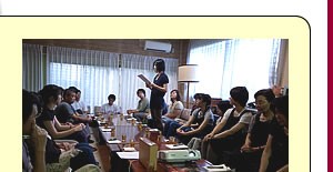 全社会議でヨーグルトケーキの試食会♪