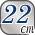 22cm