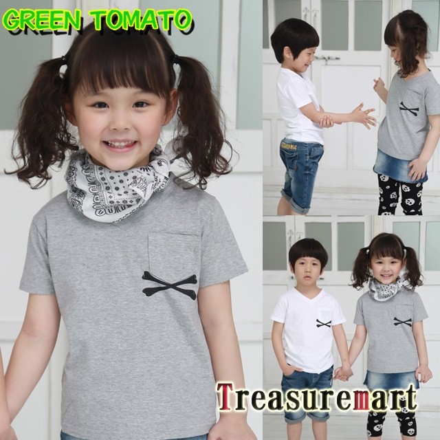 クロスボーンVネックTEE