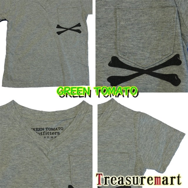 クロスボーンVネックTEE