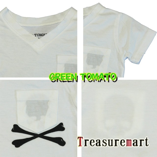 クロスボーンVネックTEE