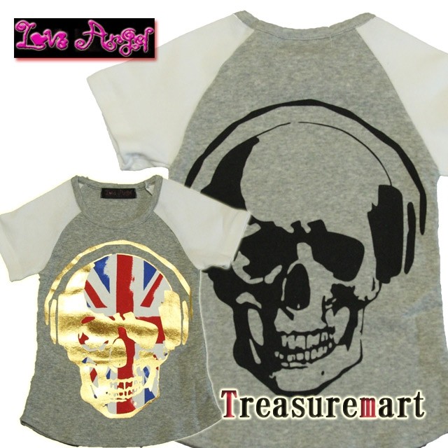 ヘッドフォンスカルTEE