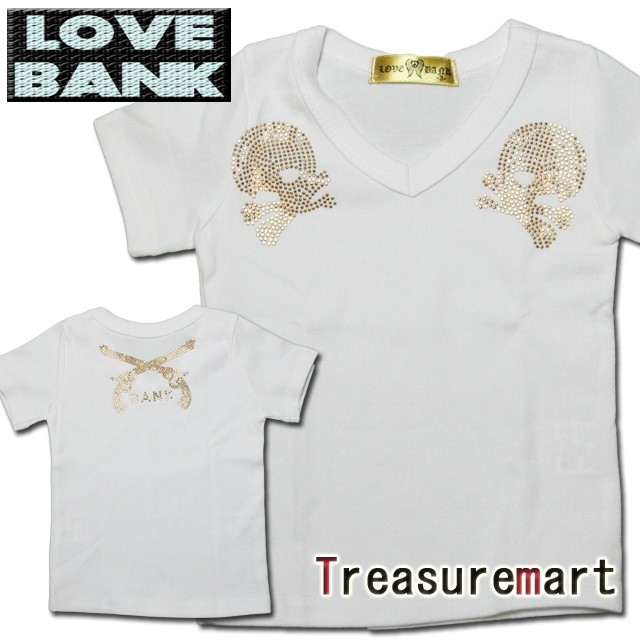 キラキラスタッズ ロアー風VネックTEE