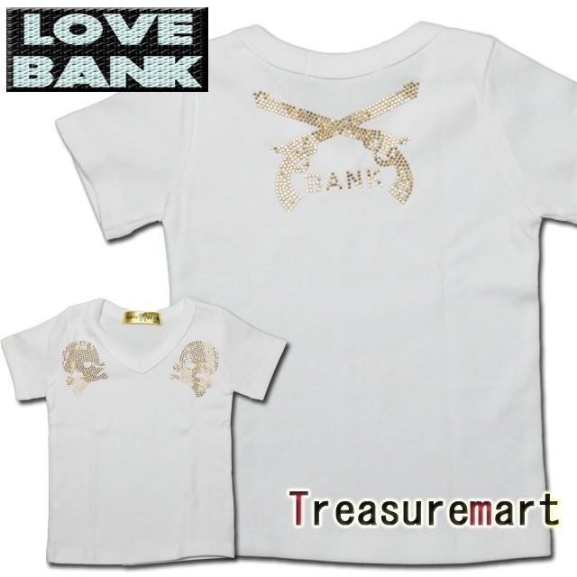 キラキラスタッズ ロアー風VネックTEE