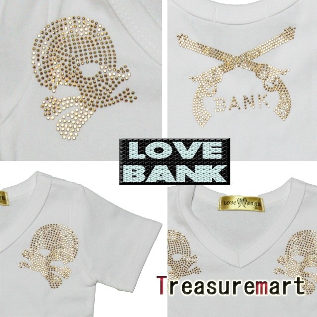 キラキラスタッズ ロアー風VネックTEE