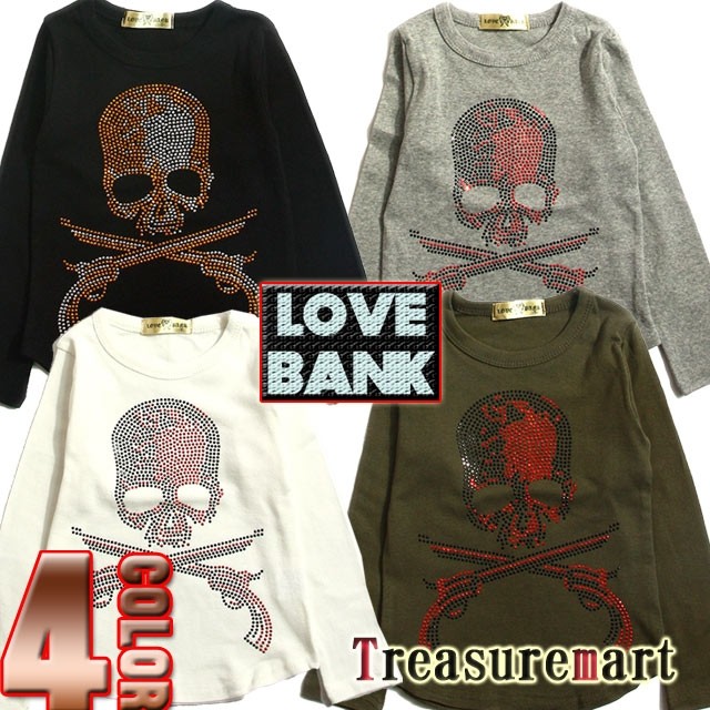 スカルスタッズロンTEE