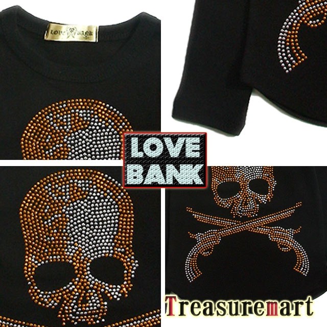 スカルスタッズロンTEE