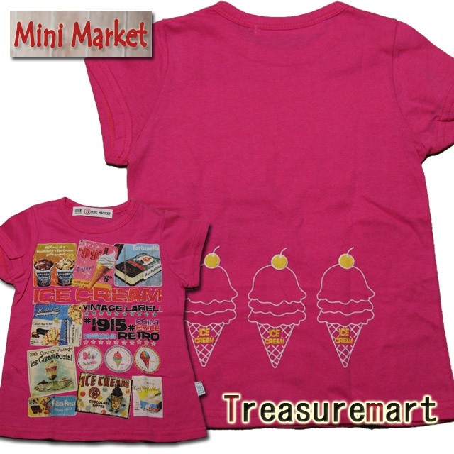 アイスクリームプリントTEE