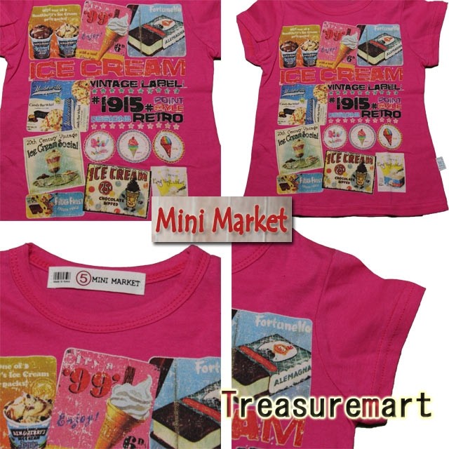アイスクリームプリントTEE