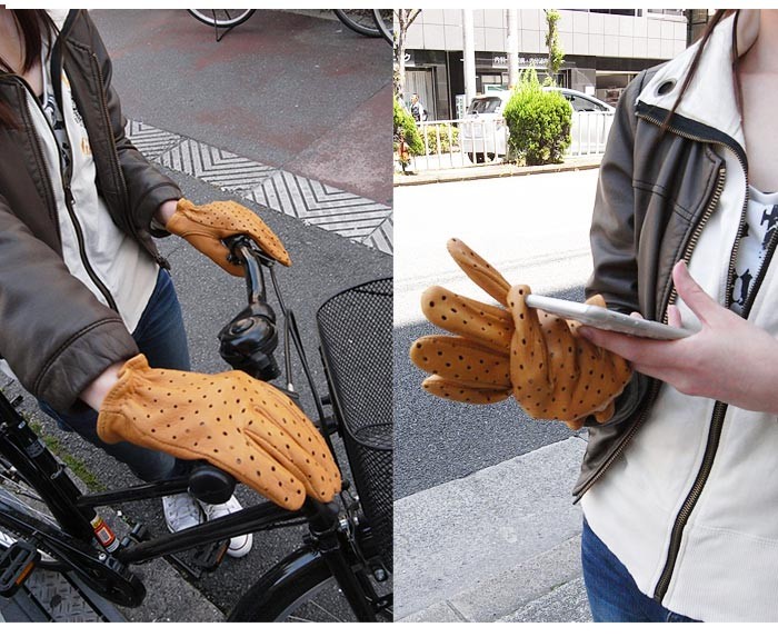 送料無料 CHURCHILL GLOVE/チャーチルグローブ/SHORTタイプ/バイクグローブ/クラシックスタンダードレザーグローブ/ツーリング/キャンプ/ワークグローブ/革/Maverick Classic Deerskin Short-wrist Ventilated