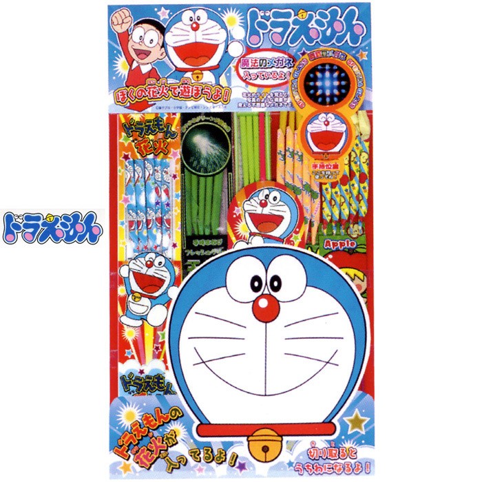哆啦a梦的角色(手持烟花烟花套团扇和魔法的眼镜付オ)